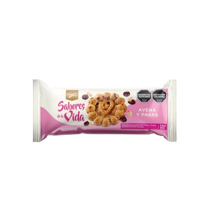 Sabores de la Vida Avena y Pasas 160gr
