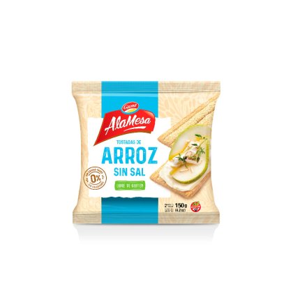 Alamesa Tostadas de Arroz Sin Sal 150gr